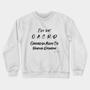 OBSESSIVE ACRD Black Crewneck Sweatshirt